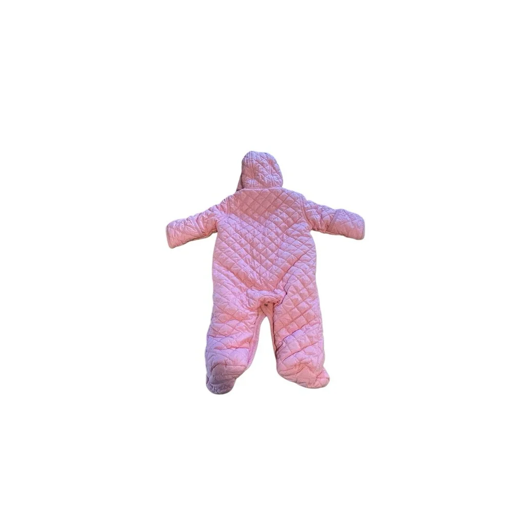 Polo Ralph Lauren Baby Girl Quilted‎ Snow Suit Bunting Size 3 Months Pink